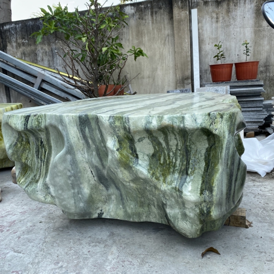 Bàn ghế đá khối 01
