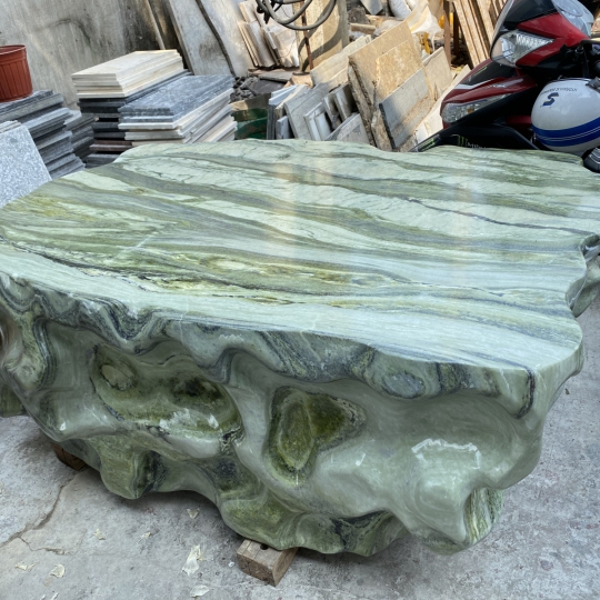 Bàn ghế đá khối 01