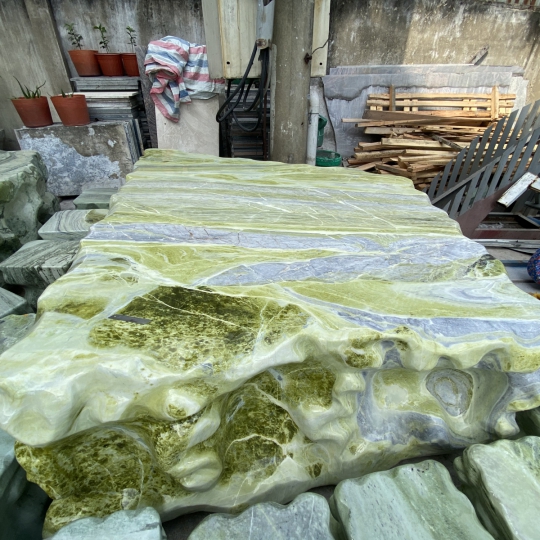 Bàn ghế đá khối 04