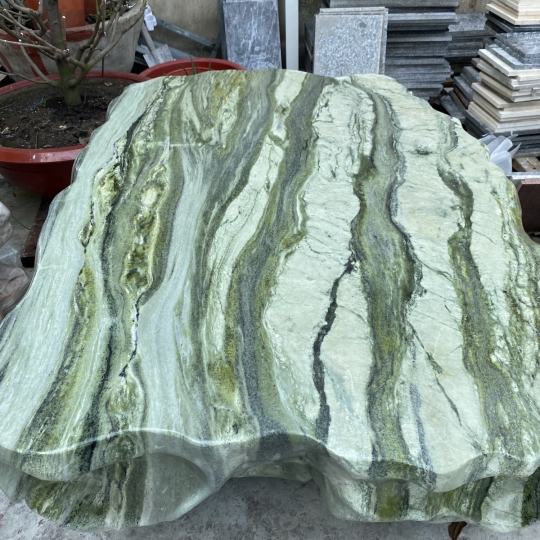 Bàn ghế đá khối 01